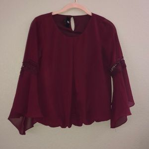 Maroon blouse
